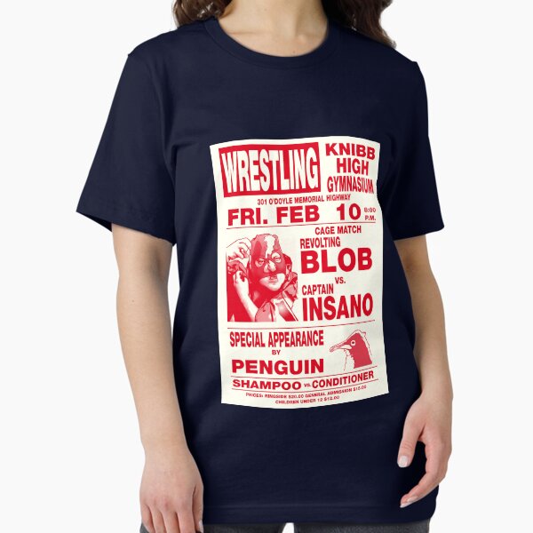 Item preview, The Revolting Blob Wrestling Poster designed and sold by sinistergrynn.