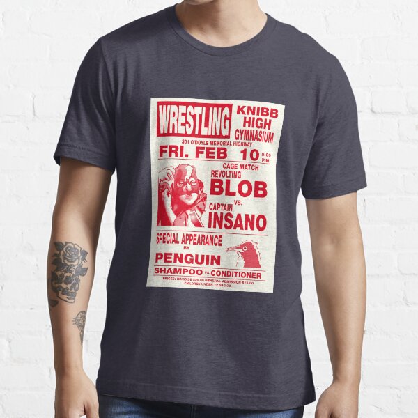 The Revolting Blob Wrestling Poster Essential T-Shirt