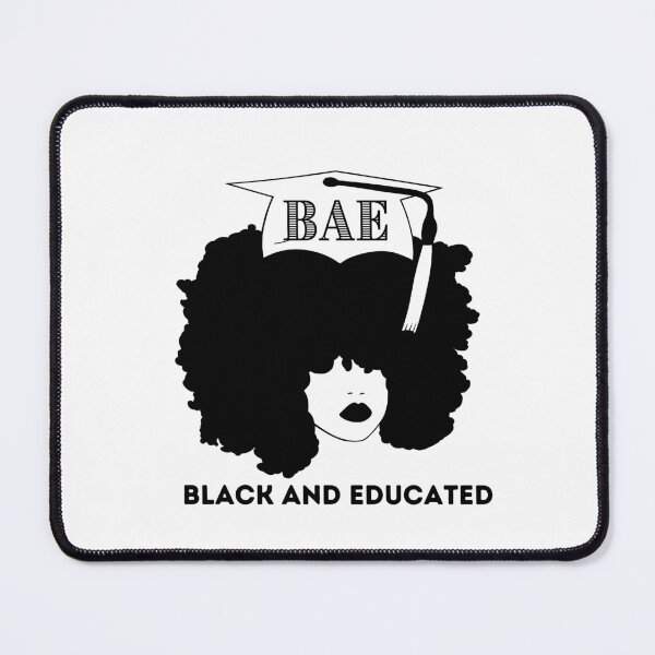 Item preview, Afro Queen BAE - Black and Educated T-Shirt For Women with Textured Hair - Black Pride designed and sold by SoulBasdDesigns.