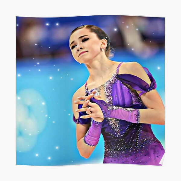 “Kamila valieva” Poster by Louligio10 | Redbubble