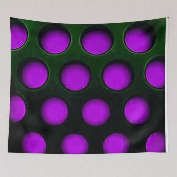 Item preview, 3D Pattern, 3d Polka Dots, Rubber Hole Pattern, Industrial Rubber Shirt, purple Rubber holes, Silcon pattern shirt holes designed and sold by Nostrathomas66.