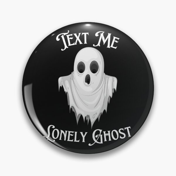 Item preview, White Ghost, Haunted Ghost, Text Me Lonely Ghost, designed and sold by Shop-ArtGallery.