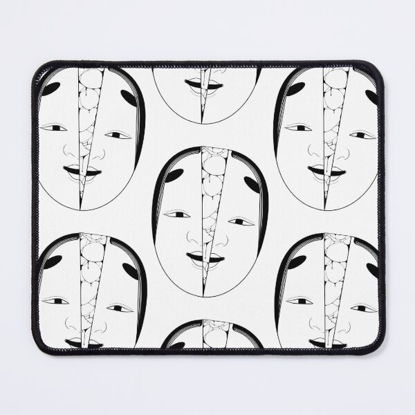 Item preview, Split Traditional Japanese Noh Mask designed and sold by eviemh.