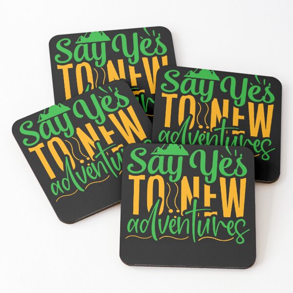 Item preview, Say yes to new adventures, camper gift designed and sold by lapolonaise.