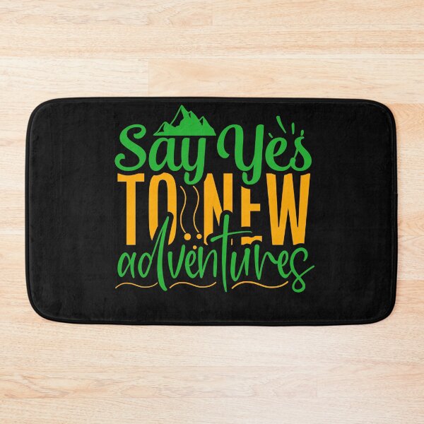 Item preview, Say yes to new adventures, camper gift designed and sold by lapolonaise.