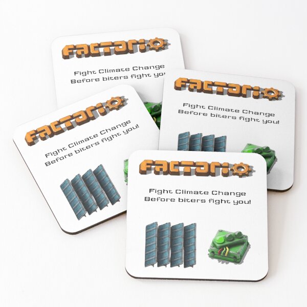 Item preview, Fight climate change before biters fight you! Factorio   designed and sold by Suemontana886.