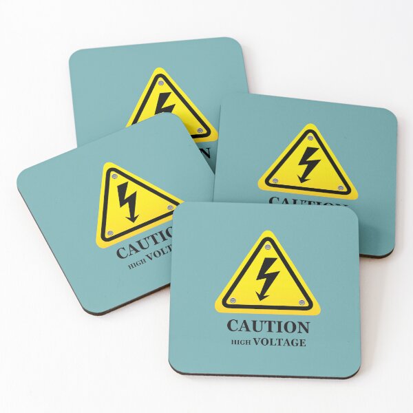 Item preview, Caution high voltage danger sign designed and sold by Noe91.