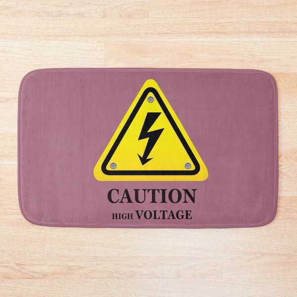 Item preview, Caution high voltage danger sign designed and sold by Noe91.
