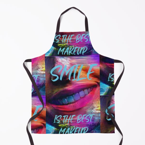 Item preview, Smile is the best make up with cyan wording shown teeth designed and sold by Bekindtome.
