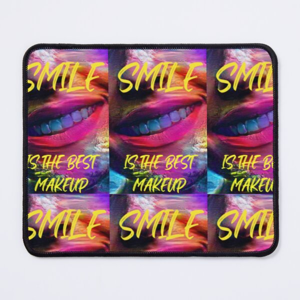 Item preview, Smile is the best make up with yellow wording shown teeth designed and sold by Bekindtome.