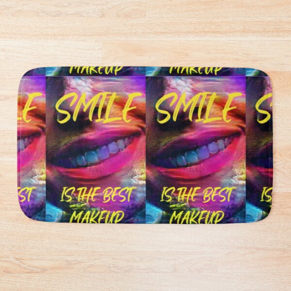 Item preview, Smile is the best make up with yellow wording shown teeth designed and sold by Bekindtome.