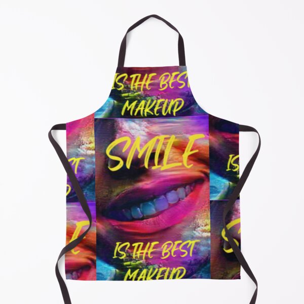 Item preview, Smile is the best make up with yellow wording shown teeth designed and sold by Bekindtome.