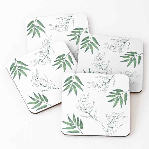 Item preview, green leaves designed and sold by aninanime.