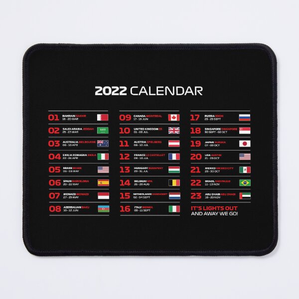 Item preview, 2022 Season Calendar (Black BG) designed and sold by FilipeFerreira.