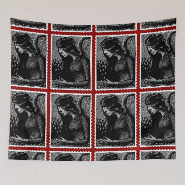 Item preview, Water Angel - Stamp Frame designed and sold by ZenPop.
