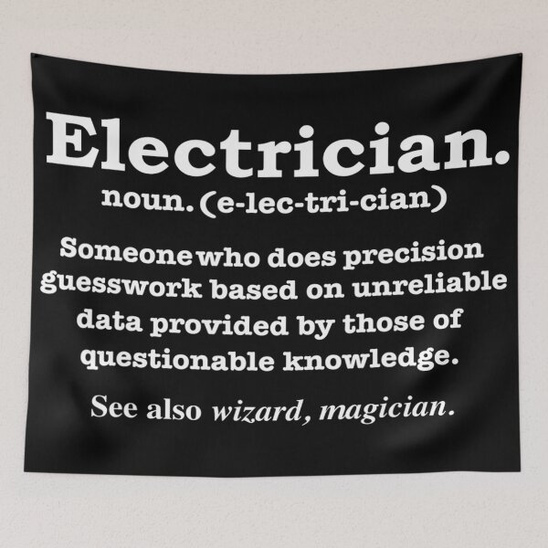 Item preview, Electrician Definition - for Electricity lovers designed and sold by TeesLina.