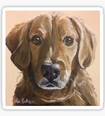 Golden Retriever Art by Lee H Keller Sticker