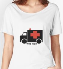 Ambulance Wee Woo Women's Relaxed Fit T-Shirt