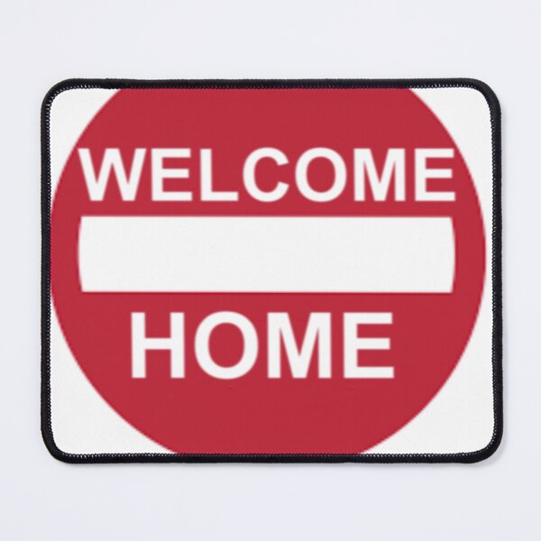 Item preview, WELCOME HOME ominous sign designed and sold by amiebunny.