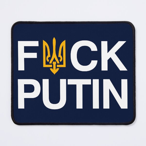 Item preview, Anti Putin, I Stand with Ukraine with Ukrainian Flag Trident designed and sold by BootsBoots.