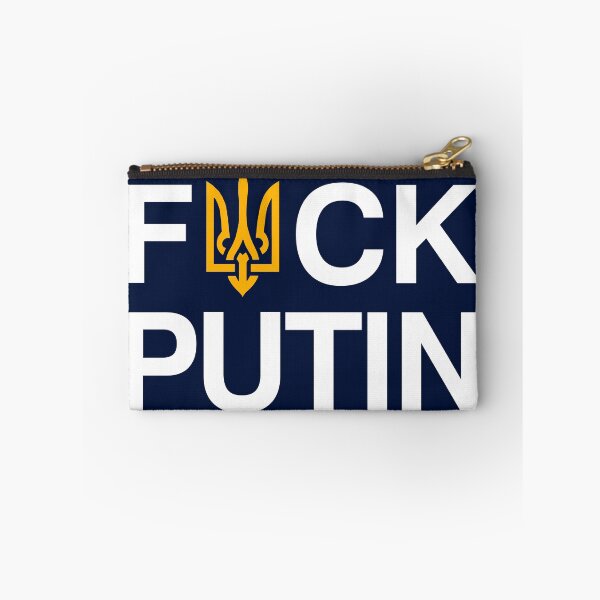 Item preview, Anti Putin, I Stand with Ukraine with Ukrainian Flag Trident  designed and sold by BootsBoots.