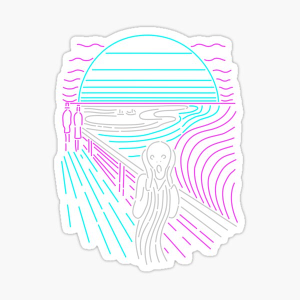 Item preview, The Scream - The Night designed and sold by iZurot.