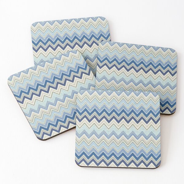 Details about   Set Of 4 “Blue Wood” Drink Coasters
