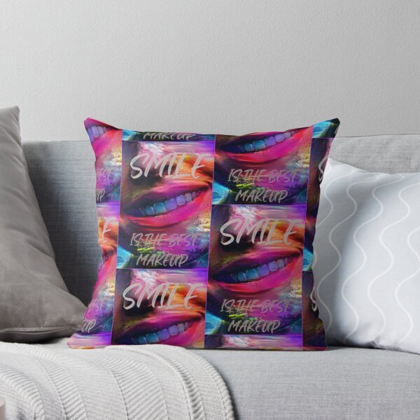 Item preview, Smile is the best make up with grey wording shown teeth designed and sold by Bekindtome.
