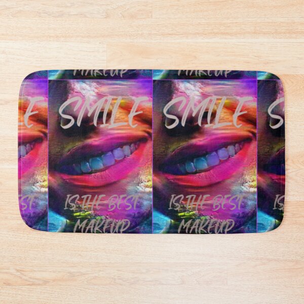 Item preview, Smile is the best make up with grey wording shown teeth designed and sold by Bekindtome.