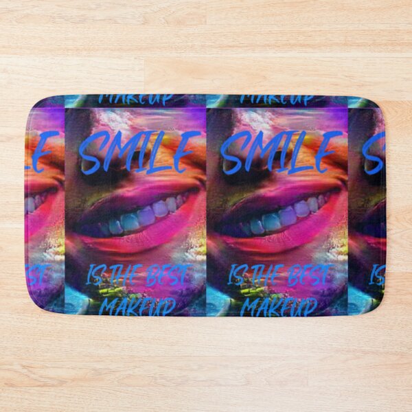 Item preview, Smile is the best make up with blue wording shown teeth designed and sold by Bekindtome.