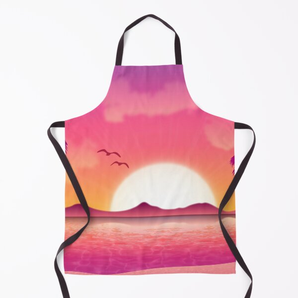 Item preview, Gradient beach sunset landscape designed and sold by OUGHRI.