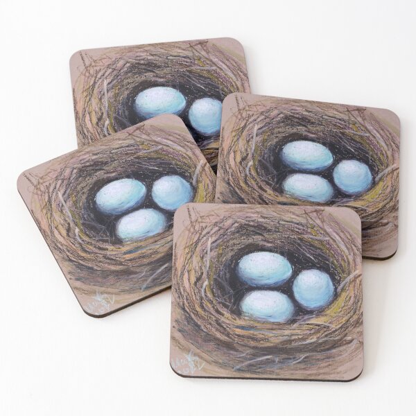 Item preview, Blue Eggs In The Nest  designed and sold by NatalyMak.