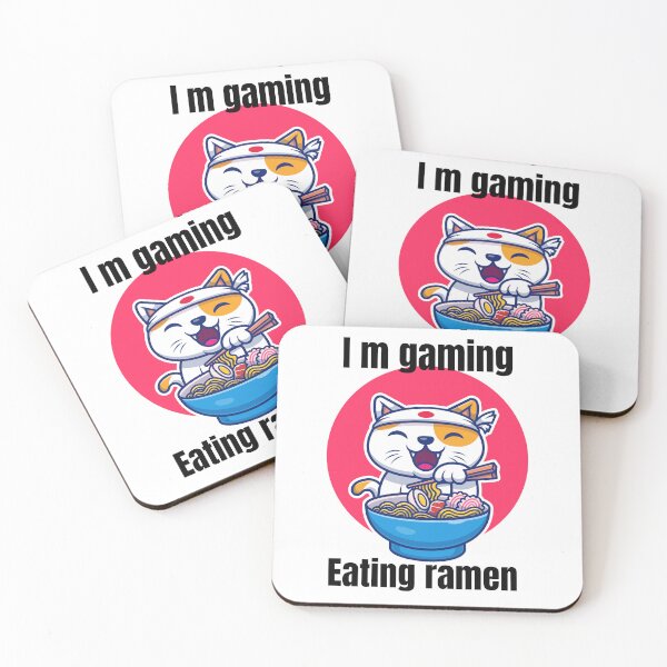 Item preview, Can’t hear you I m gaming and eating ramen designed and sold by Tanuja Sharma.