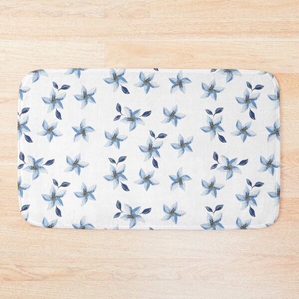 Item preview, blue flowers designed and sold by aninanime.