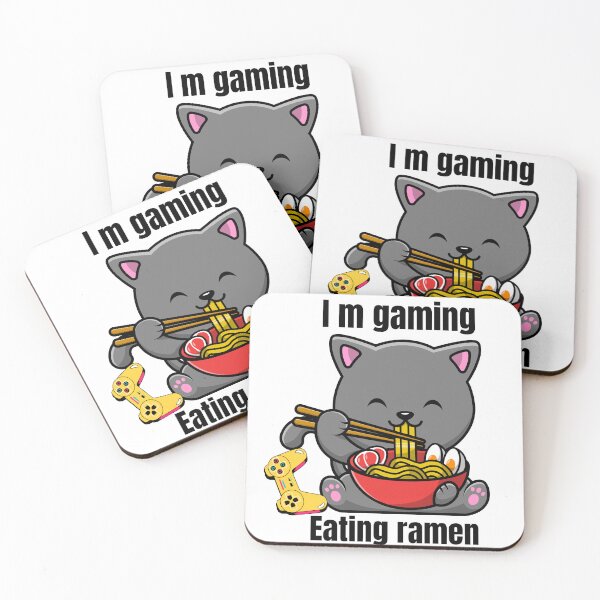 Item preview, Can’t hear you I m gaming and eating ramen designed and sold by Tanuja Sharma.