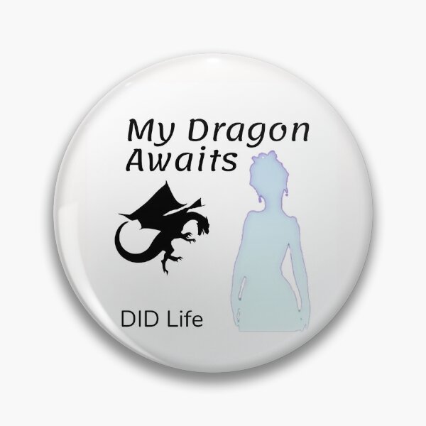 Item preview, "My Dragon Awaits" Dragon Protector Alter in Black+Moon Blue designed and sold by GladBlackLamb.