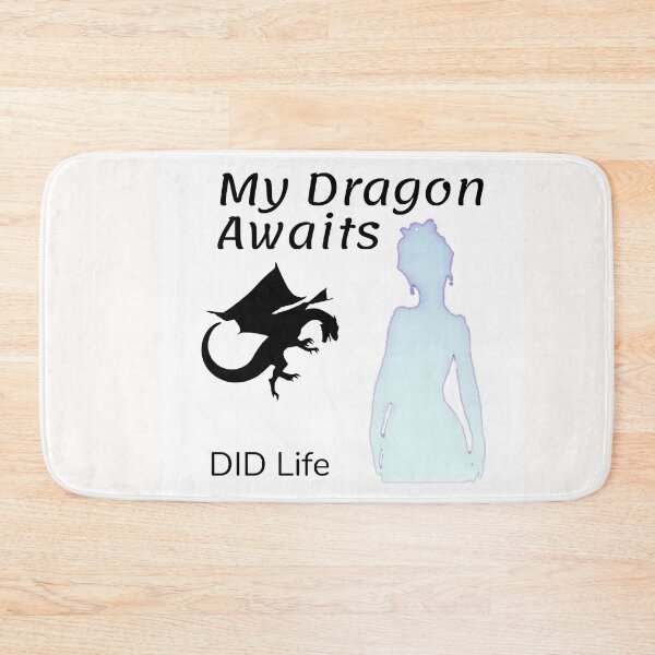 Item preview, "My Dragon Awaits" Dragon Protector Alter in Black+Moon Blue designed and sold by GladBlackLamb.