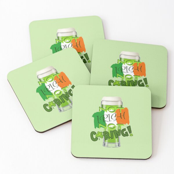 Item preview, Not Irish, Not Caring!! (on Green) designed and sold by PawsitiveMum.