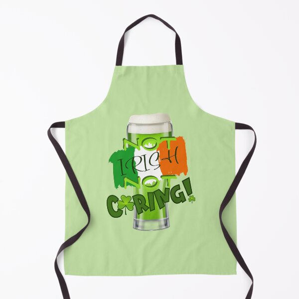 Item preview, Not Irish, Not Caring!! (on Green) designed and sold by PawsitiveMum.
