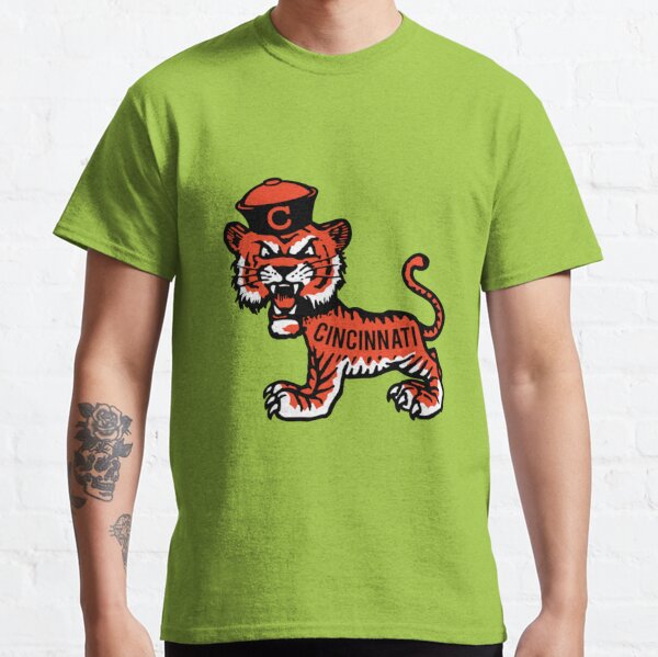 Cincinnati Bengals - Vintage Walking Angry Tiger Long Sleeve T-Shirt