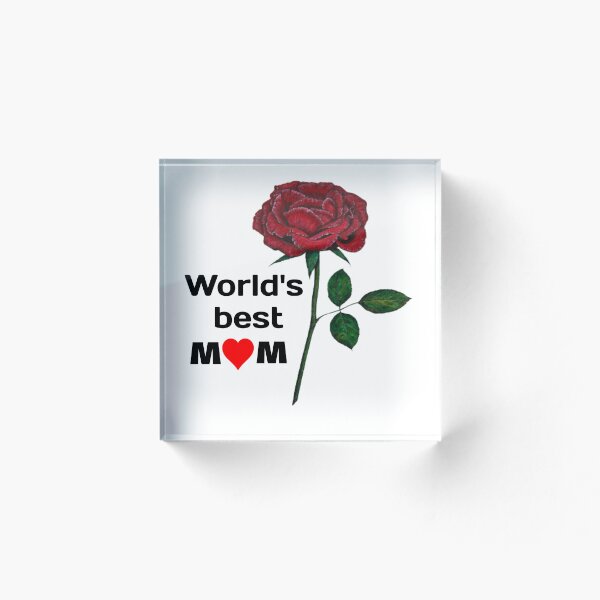 Aperçu de l'œuvre World's best mom créée et vendue par Vanlucas.