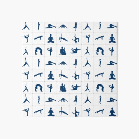 75 Yoga Poses PDF 8.5x11 - Etsy