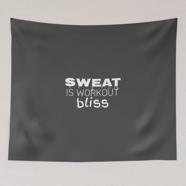 Item preview, Sweat is workout bliss designed and sold by Minimalist Quotes and Sayings.