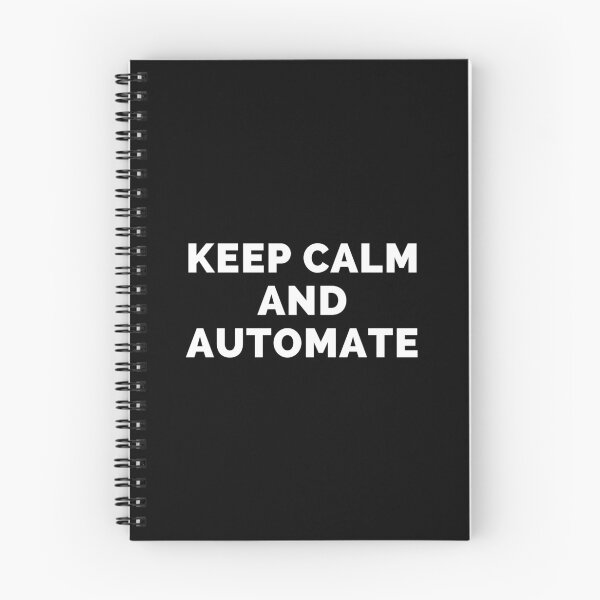 Item preview, Keep Calm And Automate - Black And White Simple Font - Funny Meme Sarcastic Satire - Self Inspirational Quotes - Inspirational Quotes About Life and Struggles designed and sold by ExploreTheStore.
