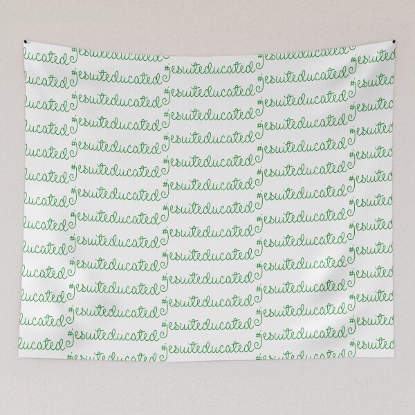 Item preview, #JesuitEducated - Green designed and sold by AnnabelsBelongs.