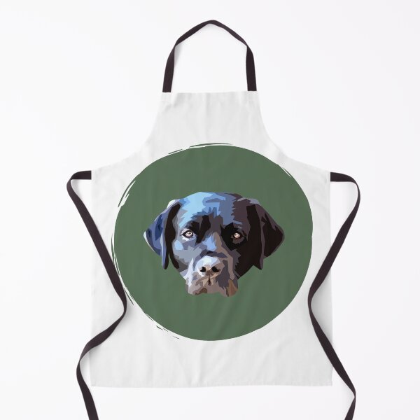 Item preview, Black Lab - Labrador Retriever - Cute Dog Pop Art - Paint Circle - WPAP designed and sold by inkandmoth.