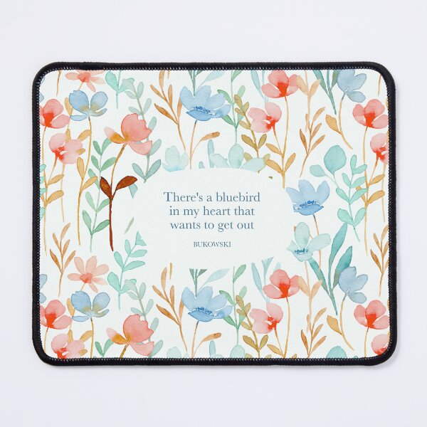 Item preview, There's a bluebird in my heart that wants to get out - Bukowski designed and sold by StudioCitrine.