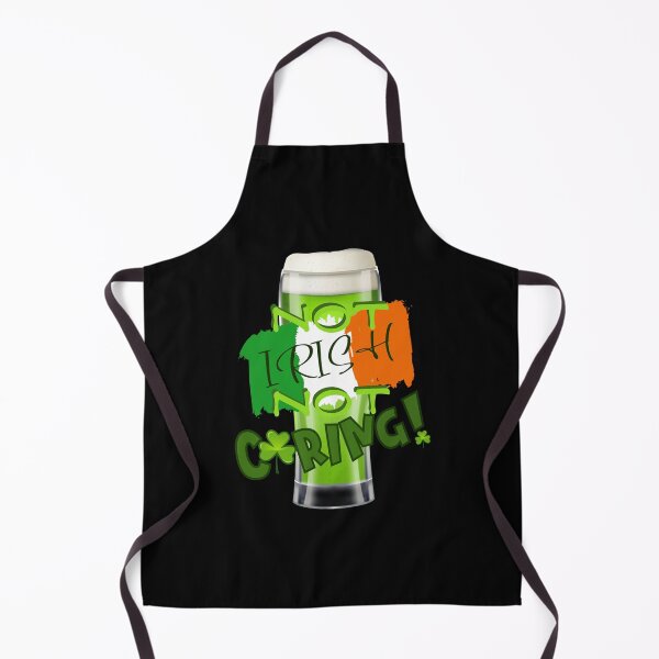 Item preview, Not Irish, Not Caring!! (on Black) designed and sold by PawsitiveMum.