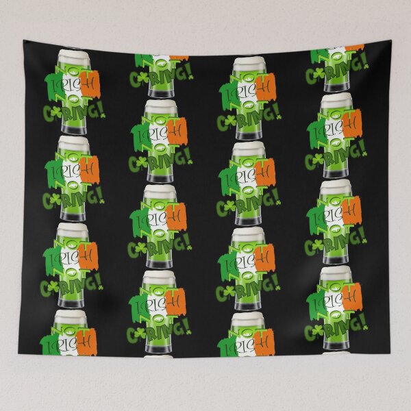 Item preview, Not Irish, Not Caring!! (on Black) designed and sold by PawsitiveMum.