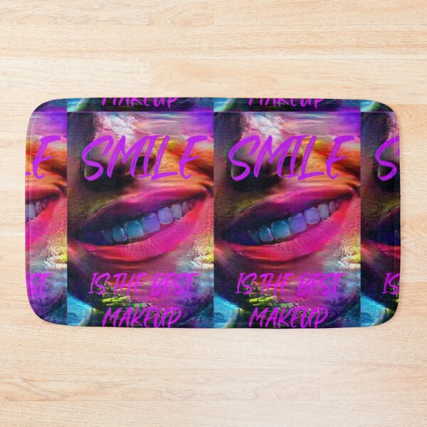 Item preview, Smile is the best make up with purple wording shown teeth designed and sold by Bekindtome.